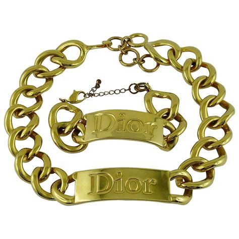 popular dior necklace|christian Dior chunky necklace.